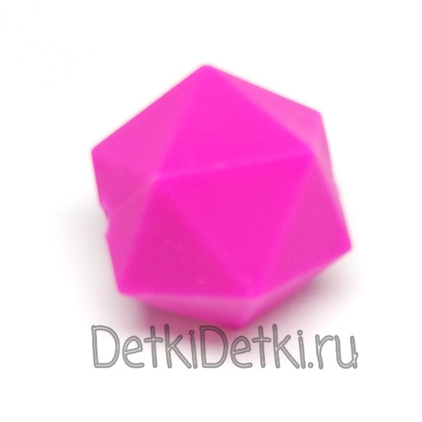 Иэкосаэдр (21) темно розовый