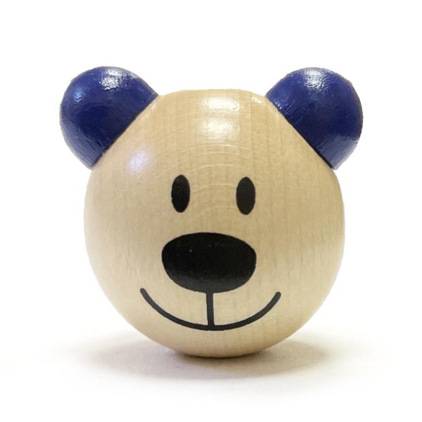 Мишка темно синие ушки