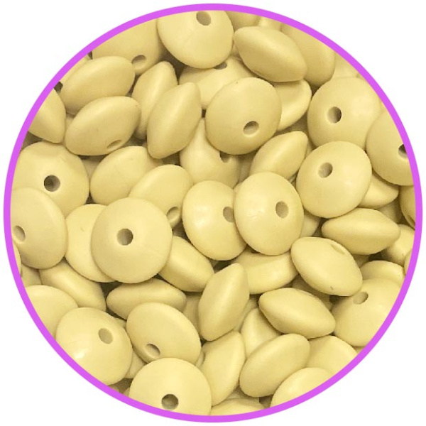 Линза 12 мм Светло коричневая силиконовая Линза 12 мм Светло коричневая силиконовая