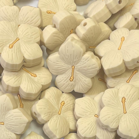 Гибискус 2 мини телесный