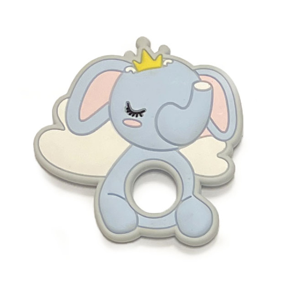 Слоник с короной Голубой