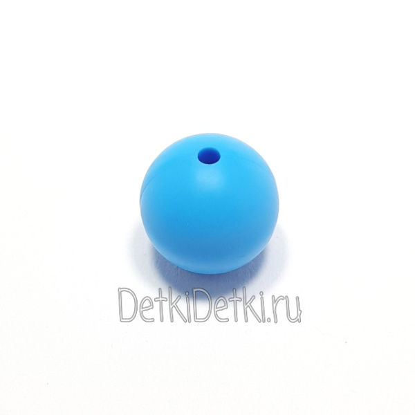 бусина Голубая 15 мм