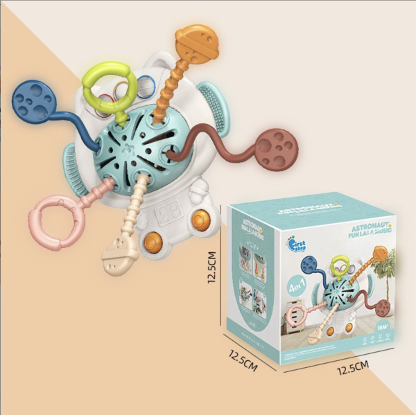 Кот-Космонавт Монтессори развивашка-тянучка 