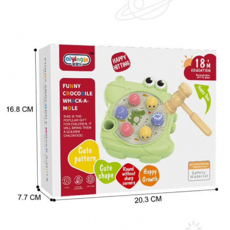 Крокодил стучалка для малышей