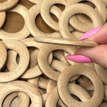 Кольцо тонкое из бука