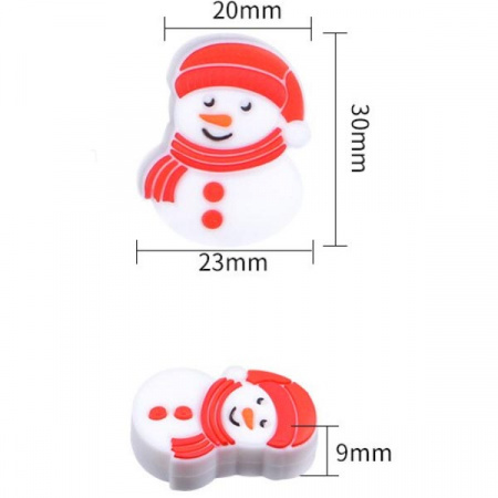 Снеговик 2 мини Красный