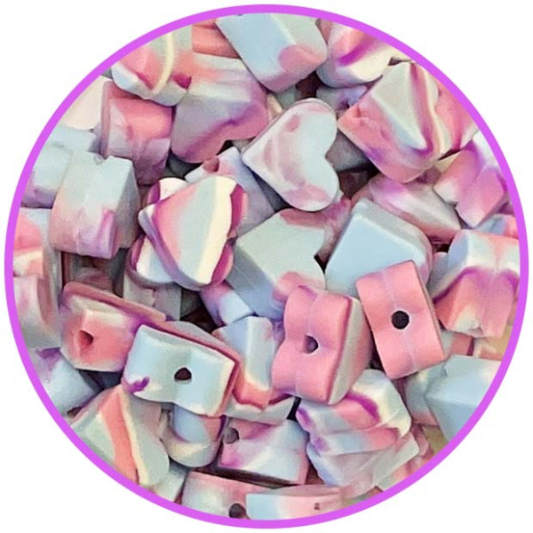 Сердечко мини Северное Сияние