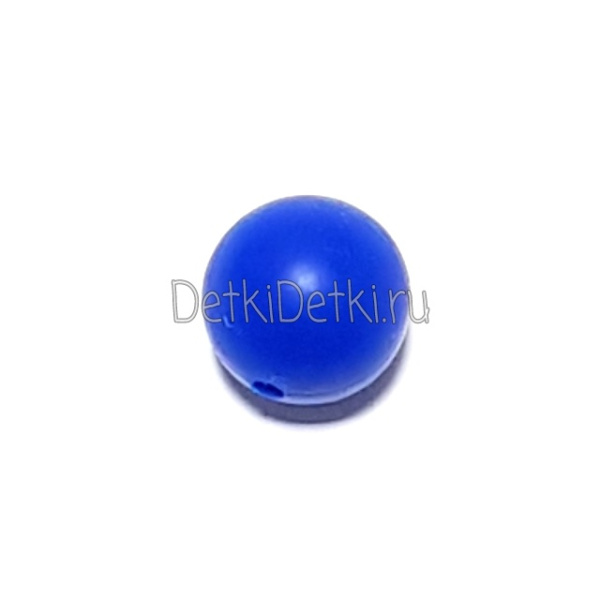 бусина темно-синяя 15 мм