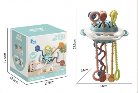 Кот-Космонавт Монтессори развивашка-тянучка 