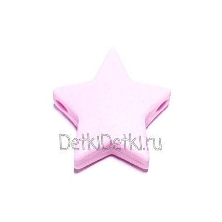 звезда средняя pale pink