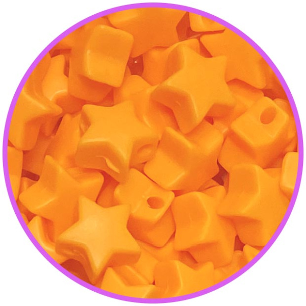 звезда мини Оранжевый звезда мини Оранжевый