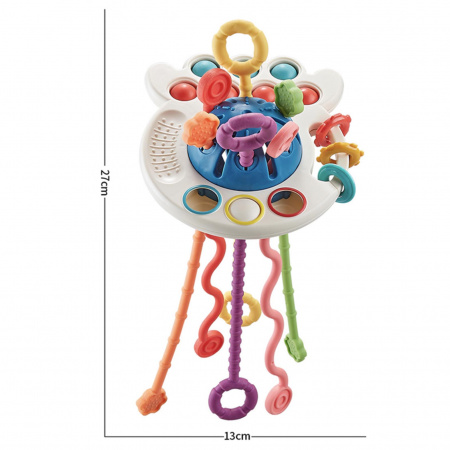 Монтессори развивашка-тянучка Красная