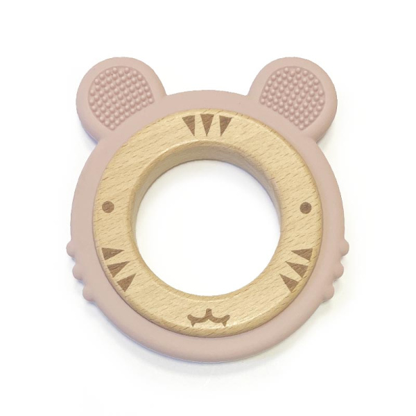 Тигр Пыльная роза на деревянном кольце