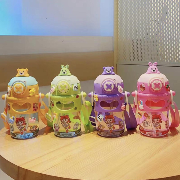 Поильник  - прорезыватель  Мишка Фиолетовый