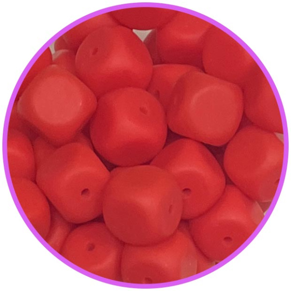 Кубик Красный силиконовый