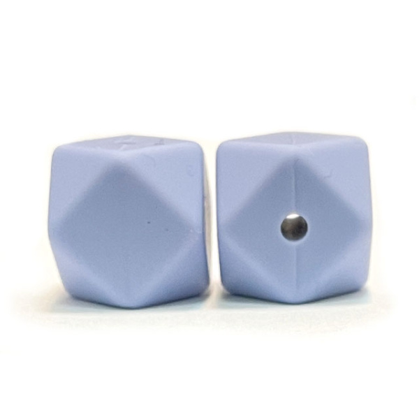 Мини многогранник серо голубой