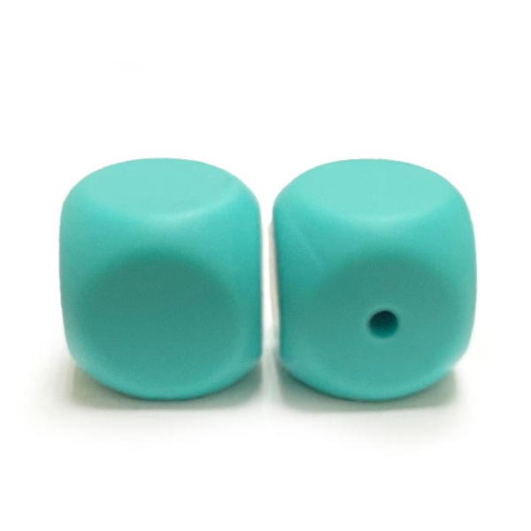 Кубик бирюза силиконовый Кубик бирюза силиконовый